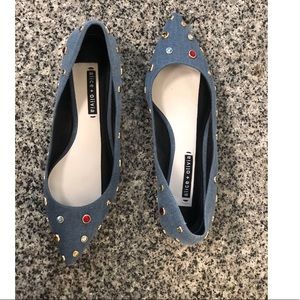 Alice and Olivia Stone Studded Loafers